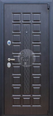 Стальная дверь в офис, двухсторонняя отделка МДФ-ДВ-963